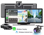 10.26 Inch DashTekk™ 4K Dashcam Wireless Multimedia Carplay