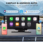 DashTekk™ Car Monitor Wireless Carplay HD