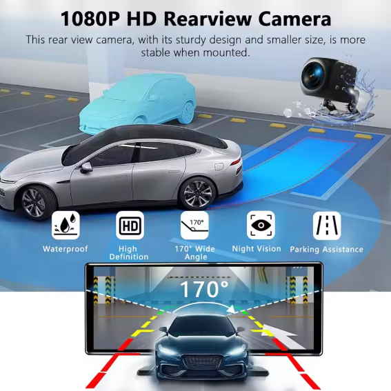DashTekk™ Car Monitor Wireless Carplay HD